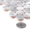 Andova Tiles SAMPLE Orb 075 x 075 Metal Penny Round Mosaic Tile SAM-ANDORB256 - alternate 7